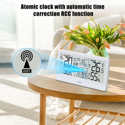 Konsen K0531 Weather Station: Wireless Radio-Controlled Clock, Weather Forecast